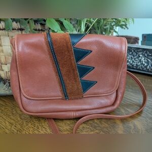 Handmade Jean and Olsen Hippie 1970s Crossbody Genuine Leather Unique